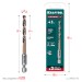 KRAFTOOL  НЕХ-1/4", d 4.5 х 87 мм, сверло по металлу для винтовёртов и шуруповертов IMPACT READY (29652-4.5)
