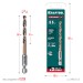 KRAFTOOL  НЕХ-1/4", d 5.5 х 98 мм, сверло по металлу для винтовёртов и шуруповертов IMPACT READY (29652-5.5)