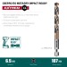 KRAFTOOL  НЕХ-1/4", d 6.5 х 107 мм, сверло по металлу для винтовёртов и шуруповертов IMPACT READY (29652-6.5)