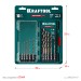 KRAFTOOL  НЕХ-1/4", 10 шт, набор сверл по металлу для винтовёртов и шуруповертов IMPACT READY (29652-H10)