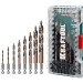 KRAFTOOL  STEP POINT, 10 шт, набор сверл по металлу для винтовёртов и шуруповертов IMPACT READY (29653-H10)