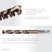 KRAFTOOL  НЕХ-1/4", 19 шт, набор сверл по металлу для винтовёртов и шуруповертов IMPACT READY (29652-H19)