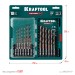 KRAFTOOL  НЕХ-1/4", 19 шт, набор сверл по металлу для винтовёртов и шуруповертов IMPACT READY (29652-H19)