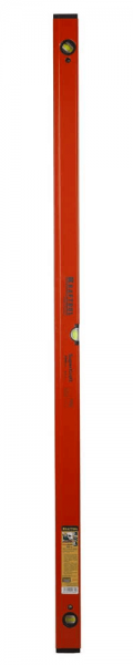 Сверхпрочный уровень KRAFTOOL 722 1500 мм, фрезерованный, с ручками, точность 0.5 мм/ м, 34722-150