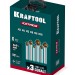 KRAFTOOL  EXTREME Со5-А, 6 шт (М3-М10), сталь M35, U-образная спираль, Набор зенкеров (29734-H6)