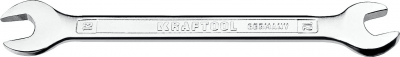 Ключ рожковый гаечный KRAFTOOL 12 x 13 мм, CR-V сталь, хромированный, 27033-12-13_z01