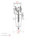 KRAFTOOL 65/38 мм, настольные тиски многофункциональные с поворотом 3D-MINI 32714-65