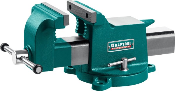 Стальные слесарные тиски KRAFTOOL STEEL 100 мм, 32701-100