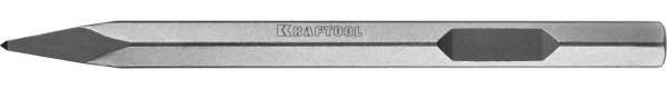 Зубило пикообразное KRAFTOOL ALLIGATOR, HEX 28, 400 мм, 29341-00-400