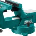 KRAFTOOL 230 мм, кованые стальные слесарные тиски FORGE 32700-230
