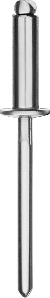 Нержавеющие заклепки KRAFTOOL Inox 6.4 x 12 мм, 250 шт., 311705-64-12