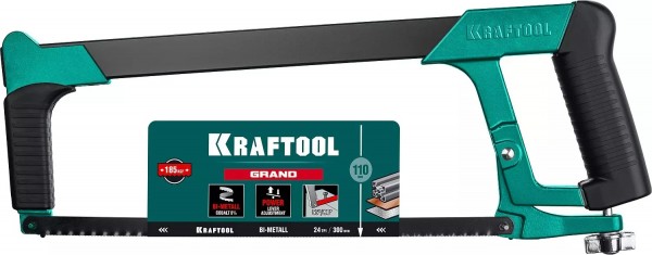Ножовка по металлу KRAFTOOL Grand, 300 мм, 185 кгс, 15801_z02