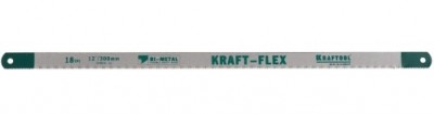 Полотно по металлу KRAFTOOL "KRAFT-FLEX" 18TPI, 300мм, Bi-Metal, 10 шт. 15942-18-S10