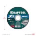 KRAFTOOL  X5 INOX 125x1.0 мм по нерж. стали отрезной диск для УШМ (36256-125-1.0)