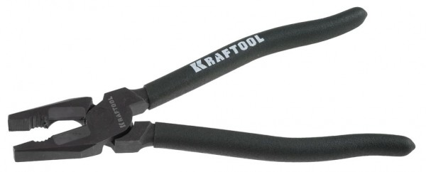 Плоскогубцы комбинированные KRAFTOOL KARBMAX 220мм, оксидированные, обливные рукоятки 22018-1-22