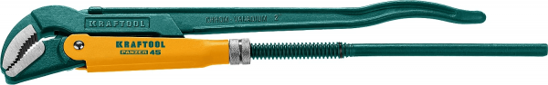 Ключ трубный KRAFTOOL PANZER-45, №3, изогнутые губки, 2735-20_z02