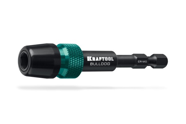 KRAFTOOL  BULLDOG, 75 мм, адаптер с жесткой автоматической фиксацией для шуруповертов (26785-75)