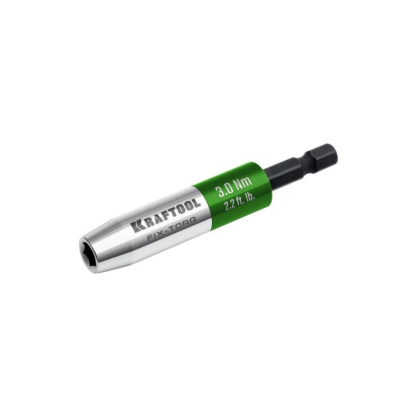 KRAFTOOL  FIX-TORQ 3.0 Нм динамометрический адаптер для бит (64035-3.0)