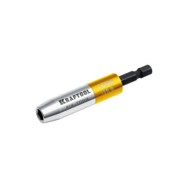 KRAFTOOL  FIX-TORQ 2.0 Нм динамометрический адаптер для бит (64035-2.0)