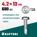 KRAFTOOL 13 х 4.2 мм, 600 шт., нержавеющие саморезы DS-P с полукруглой головкой 300931-42-013