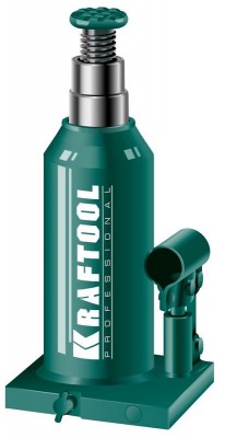 Гидравлический бутылочный домкрат двухштоковый KRAFTOOL DOUBLE RAM 43463-8