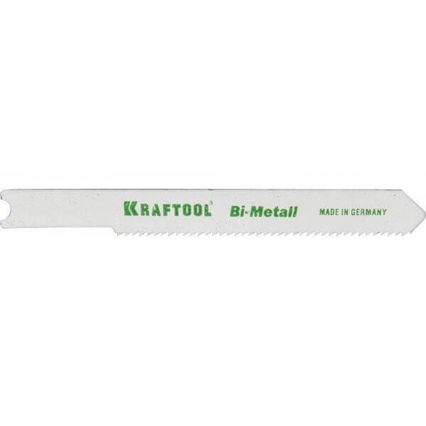 Полотна для электролобзика KRAFTOOL BI-METALL, по металлу (1,5-2 мм), US-хвост., шаг 1,2 мм, 55 мм, 2шт, 159655-1,2