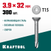 KRAFTOOL 32 х 3.9 мм, 380 шт., нержавеющие саморезы DS-C с потайной головкой 300932-39-032